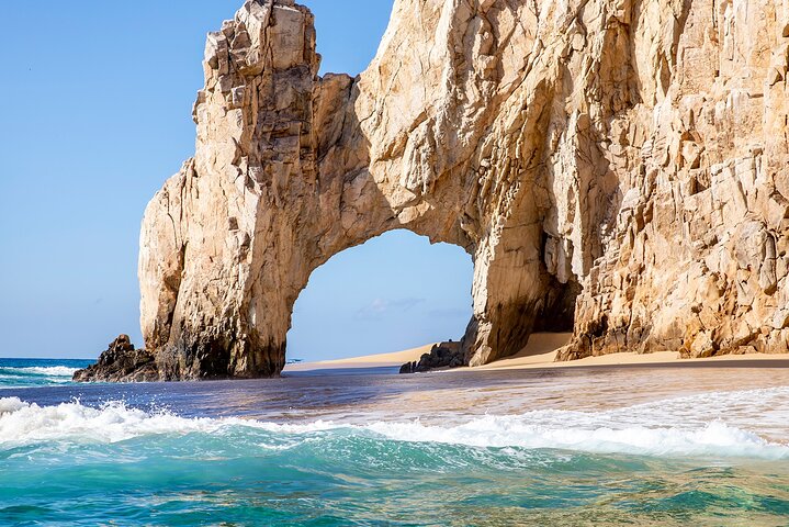 A natural sea arch
