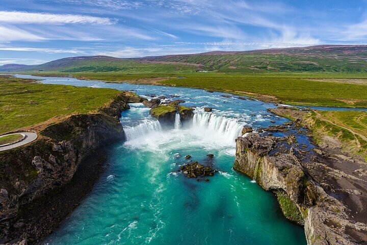 Waterfall in the north Atlantic