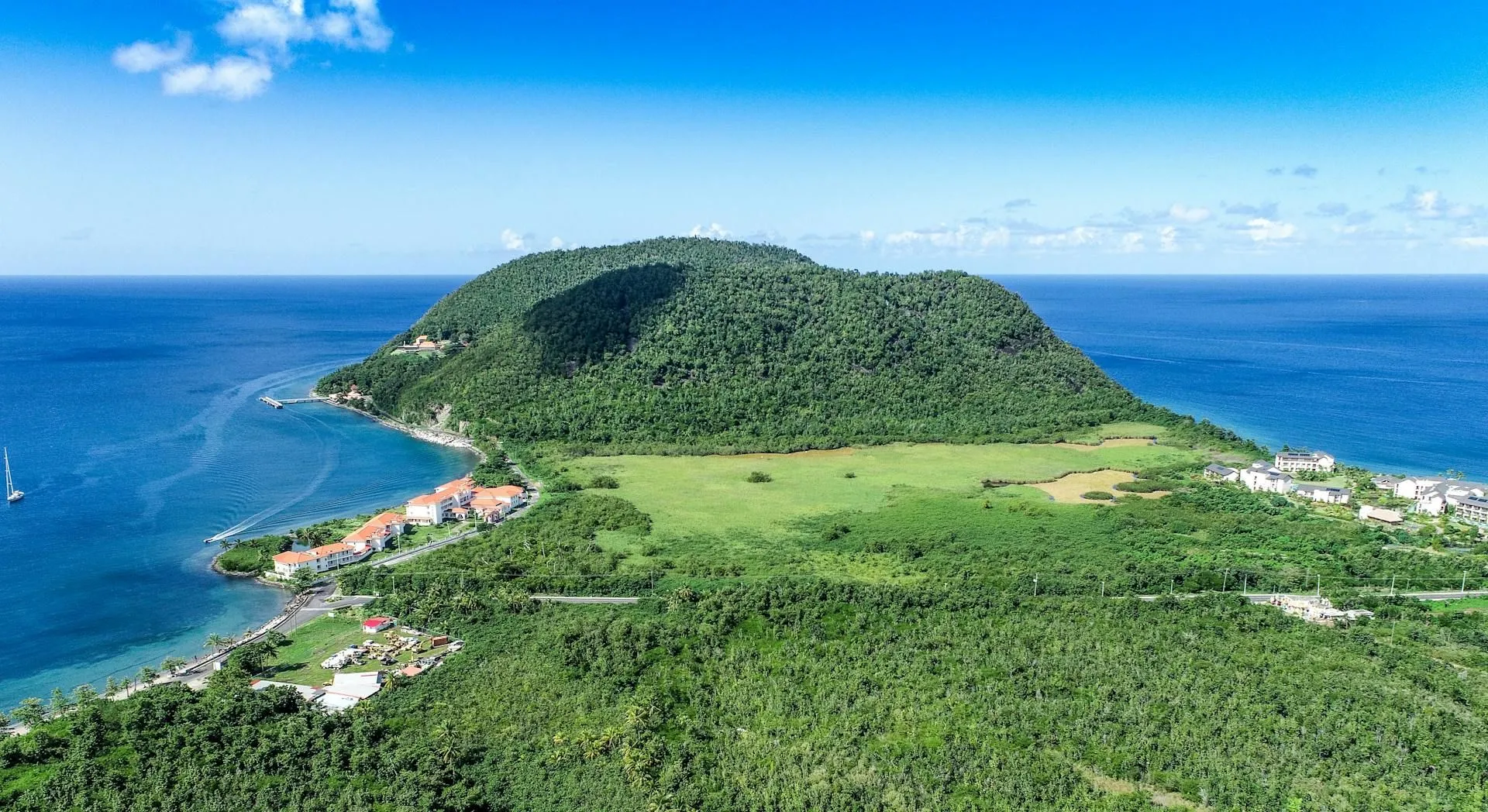 Volcanic coastline on Dominica